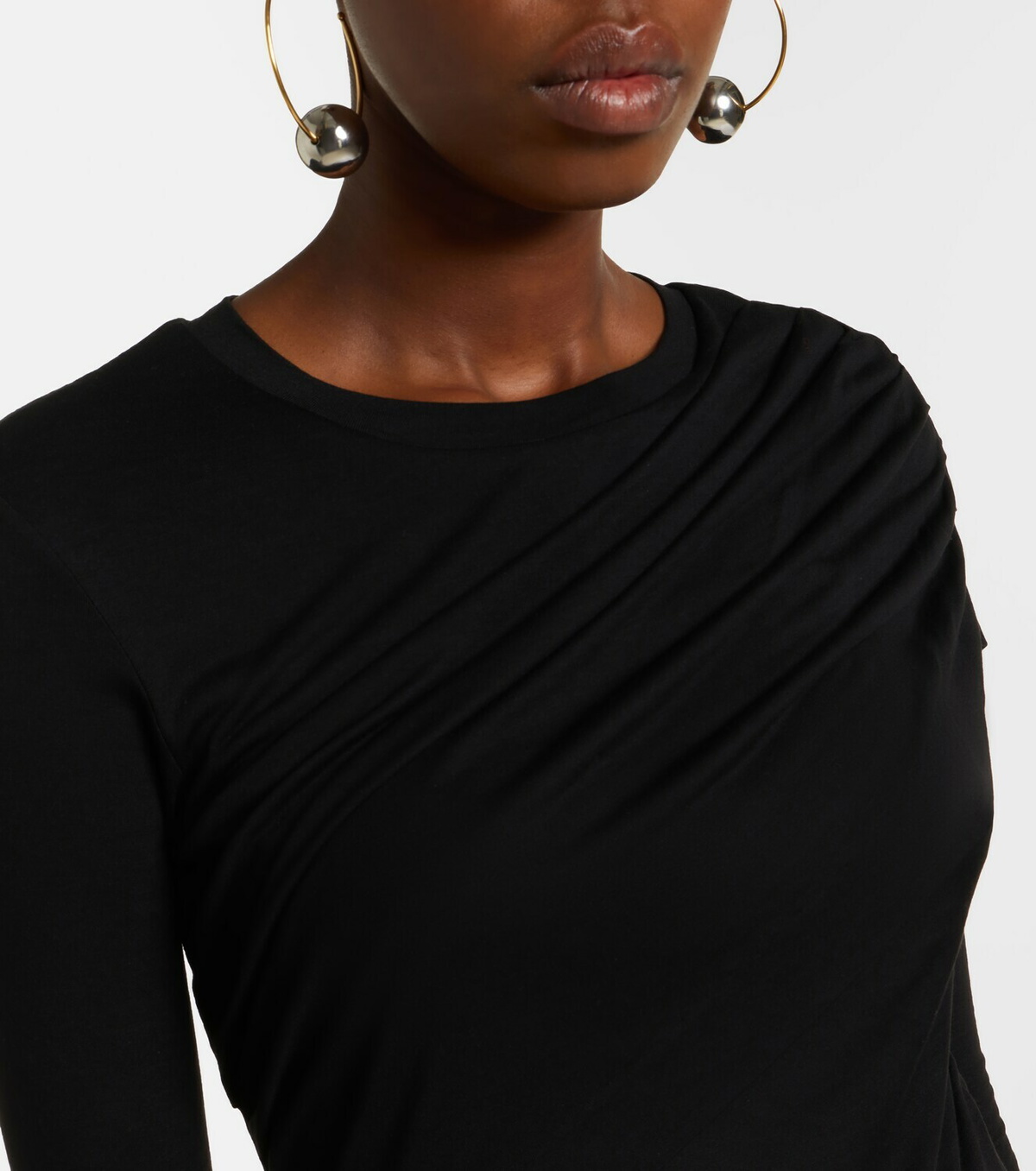 Marant Etoile Dressi draped jersey top