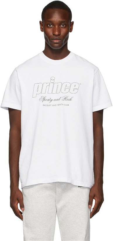 Photo: Sporty & Rich White Prince Edition Health T-Shirt