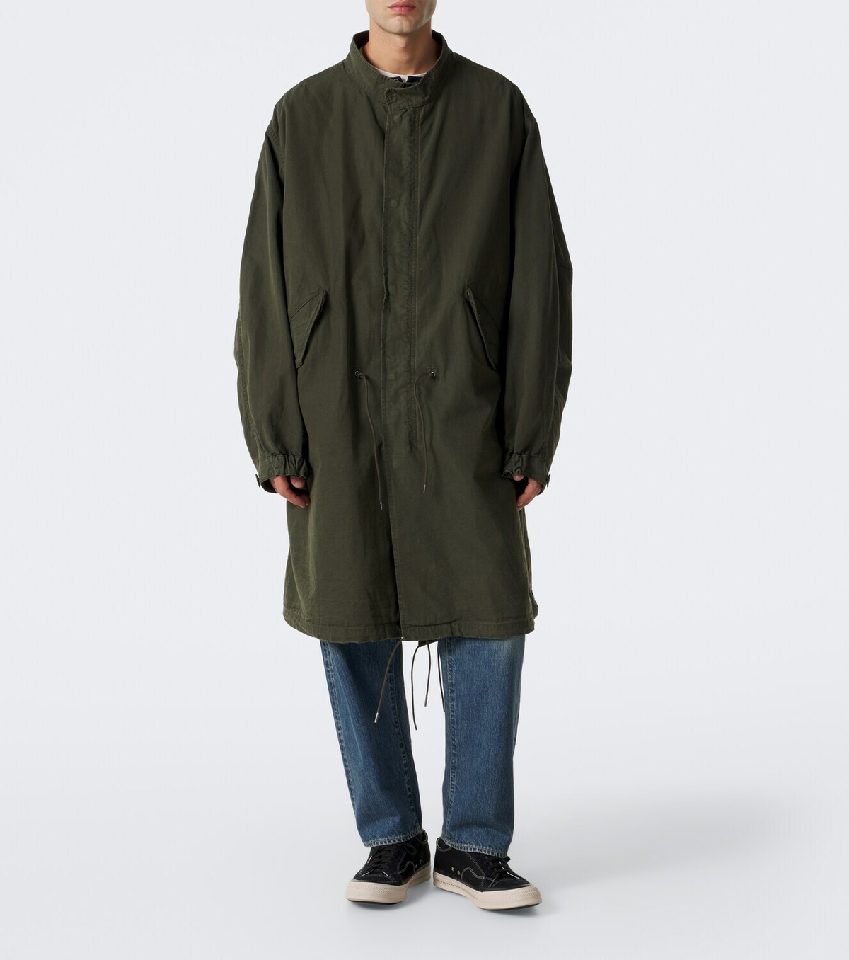 A.Presse Wool and cotton parka