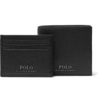 Polo Ralph Lauren - Full-Grain Leather Billfold Wallet And Cardholder Gift Set - Black