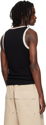 Entire Studios Black Contro Tank Top