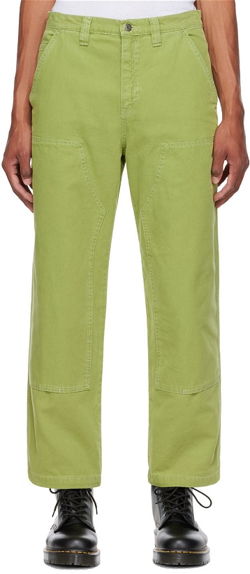 Photo: Stüssy Green Work Trousers