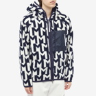 Moncler Men's Monogram Sherling Jacket in White