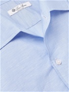 Loro Piana - Linen and Cotton-Blend Shirt - Blue