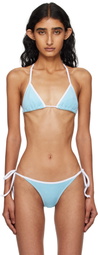 Miaou Blue Kauai Bikini Top