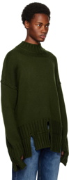 A-COLD-WALL* Khaki Keyhole Turtleneck