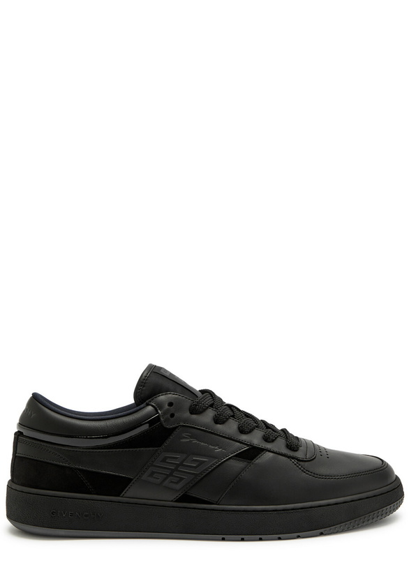 Photo: Givenchy G Move Panelled Leather Sneakers Black