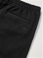 ADIDAS CONSORTIUM - Pharrell Williams Basics Tapered Loopback Cotton-Jersey Sweatpants - Black