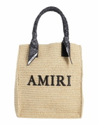 Amiri Womens Shoulder bag in Beige