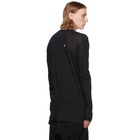 Boris Bidjan Saberi Black Tight Fit Long Sleeve T-Shirt