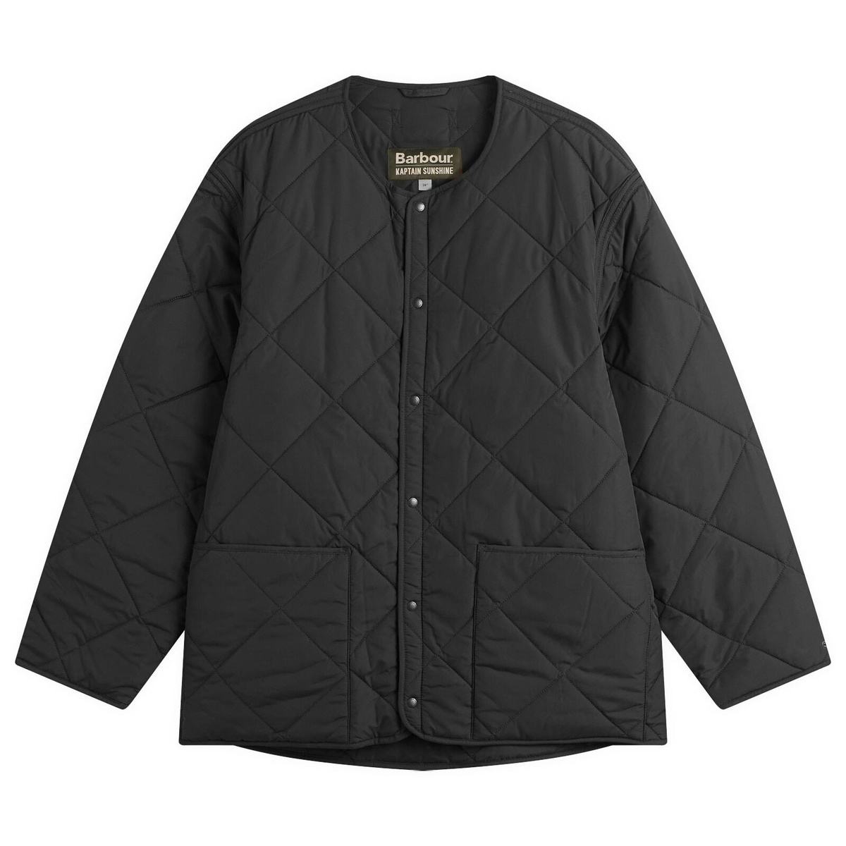 Barbour Men's x Kaptain Sunshine Quilted Liner in Black
