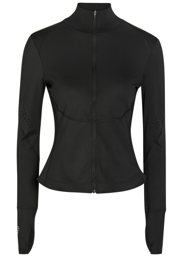 Photo: Adidas X Stella Mccartney Training Stretch-jersey Midlayer Jacket Black