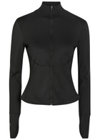 Adidas X Stella Mccartney Training Stretch-jersey Midlayer Jacket Black