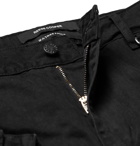 Reese Cooper® - Herringbone Cotton-Twill Cargo Trousers - Black