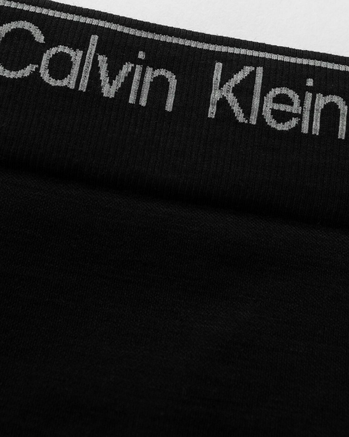 Calvin Klein Underwear ICON SHAPWEAR COTTON SEAMLESS THIGH SLIMMER Black Womens Panty