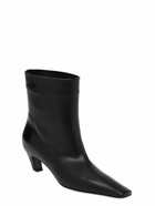 KHAITE - 50mm Arizona Leather Ankle Boots