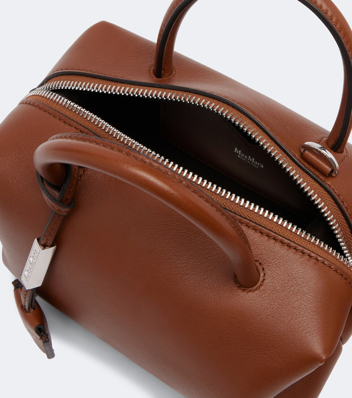 Max Mara Small leather top-handle bag