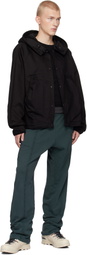 AFFXWRKS Black Parka Shell Denim Jacket