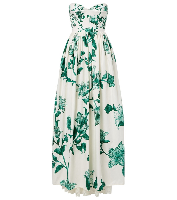 Agua by Agua Bendita Espliego cotton floral maxi dress Agua by Agua Bendita Agua by Agua Bendita Espliego cotton floral maxi dress Agua by Agua Bendita
