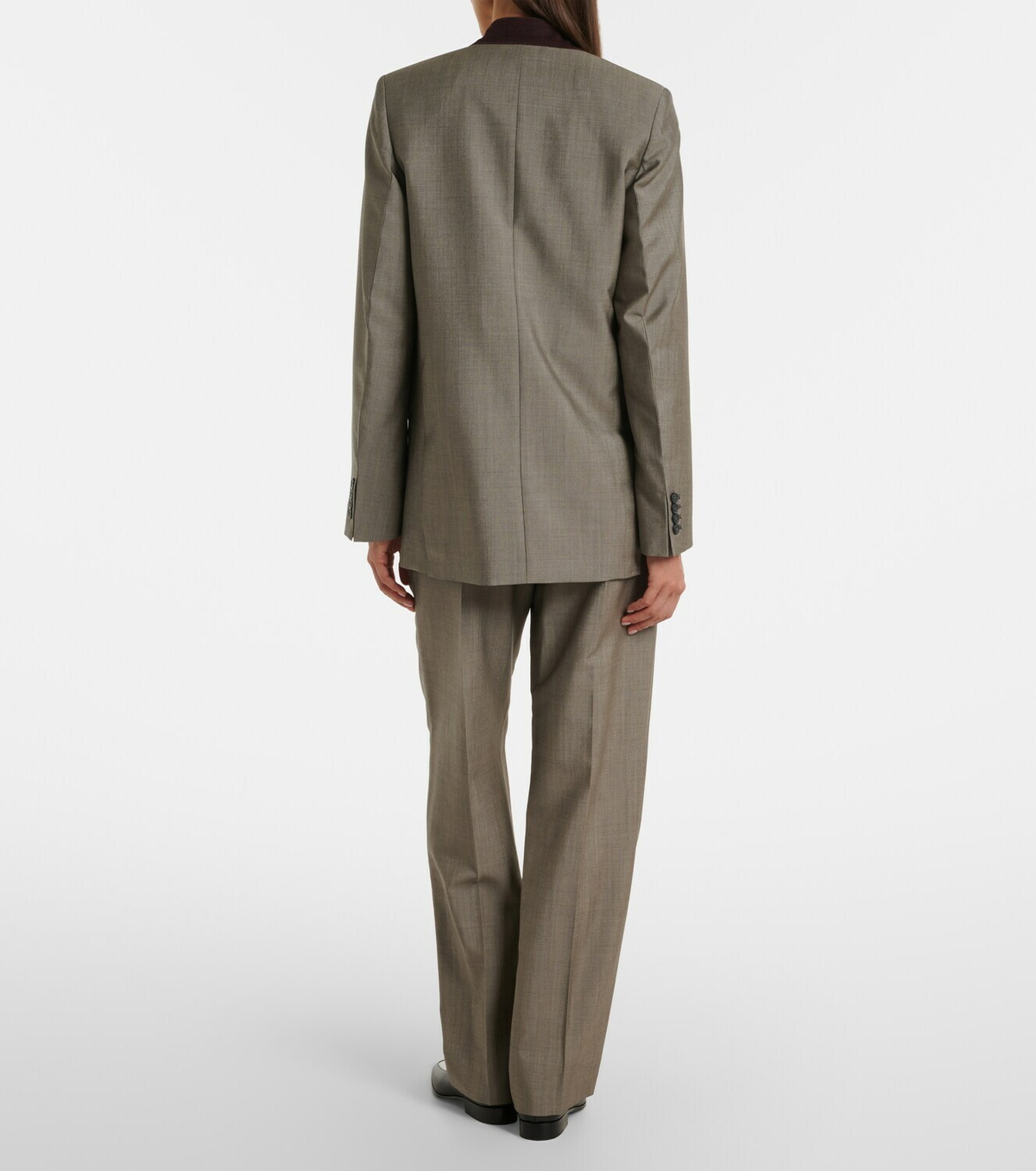 Victoria Beckham Wool and mohair straight pants