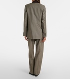 Victoria Beckham Wool and mohair straight pants