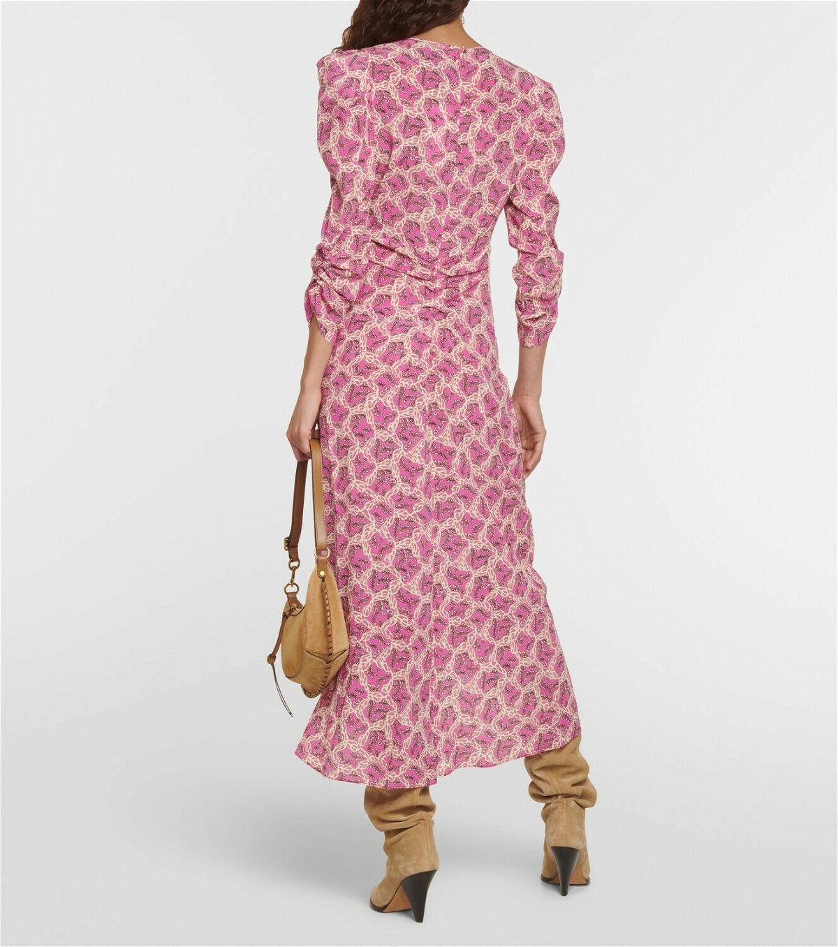 Isabel Marant Albini printed silk-blend midi dress Isabel Marant