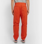 AMBUSH® - Tapered Cotton-Canvas Trousers - Orange