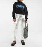 JW Anderson - x Run Hany printed cotton hoodie