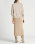 Peserico Womens Sweater in Beige