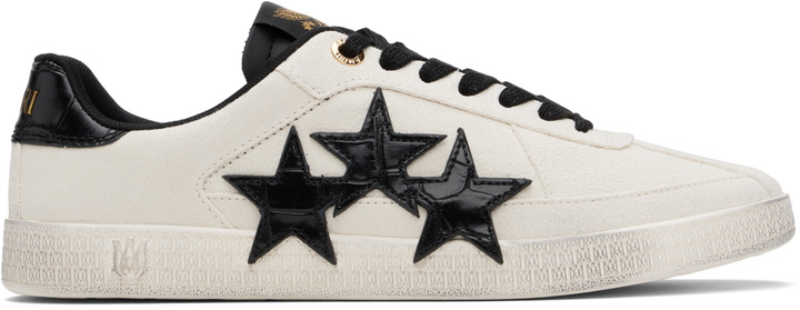 Photo: AMIRI Off-White Croc Debossed Pacific Sneakers