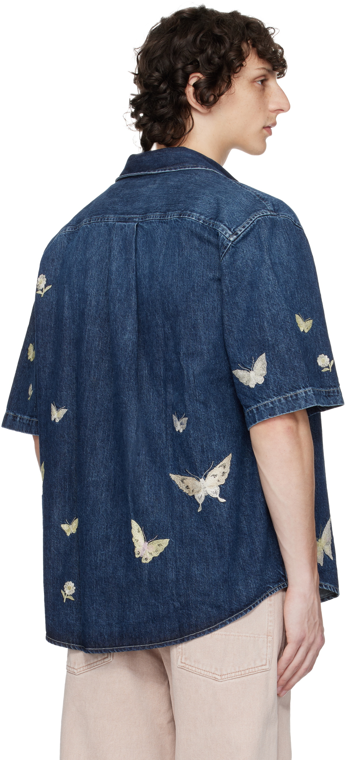 OUR LEGACY Blue Beyond Shortsleeve Denim Shirt Our Legacy
