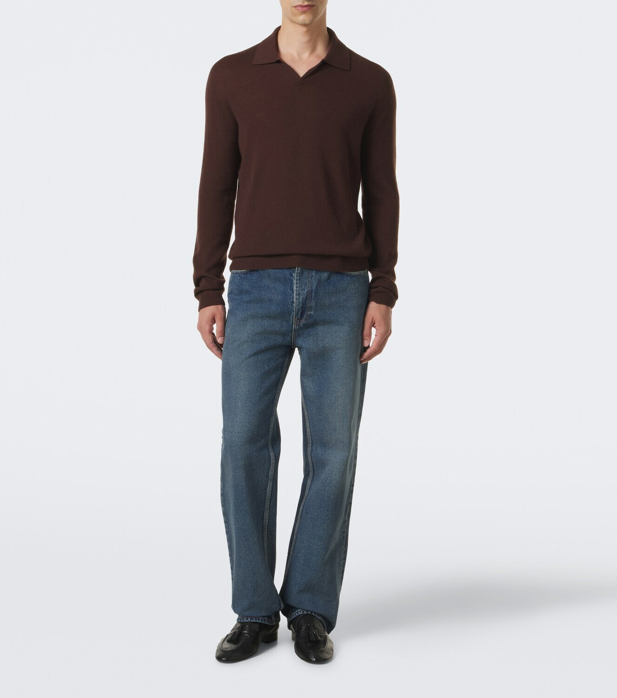 The Row Vanya straight jeans