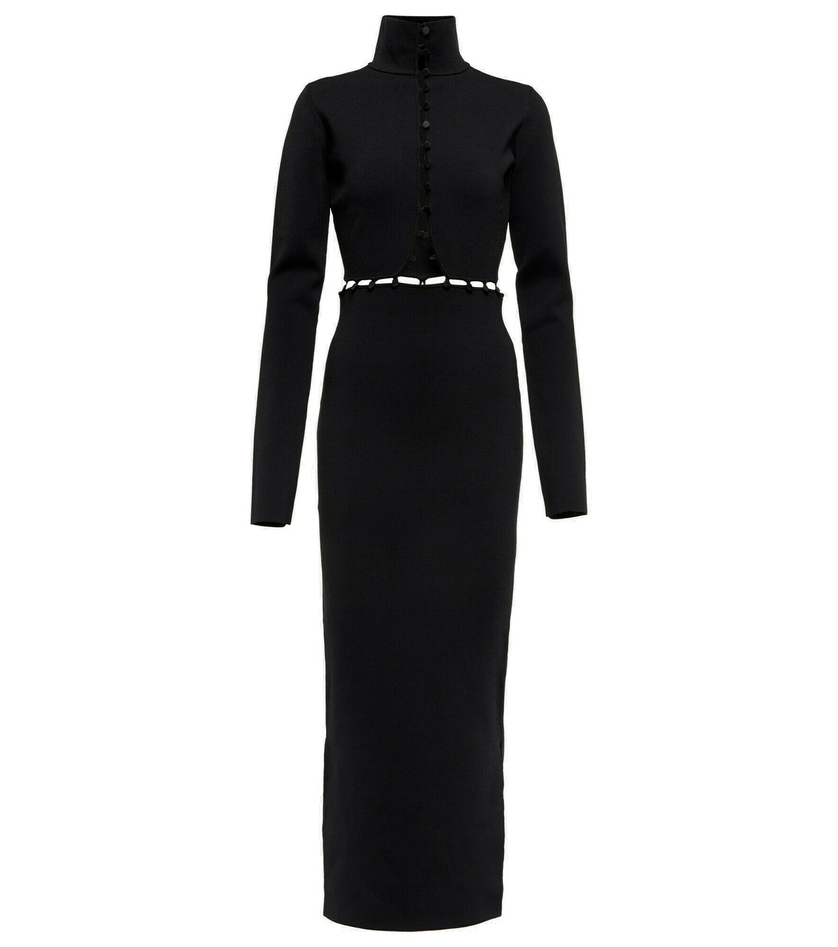 Nanushka ROUNDED SLEEVE MIDI DRESS 新品タグ付 Colter - Draped Slip Satin Midi Dress - Dune – Nanushka