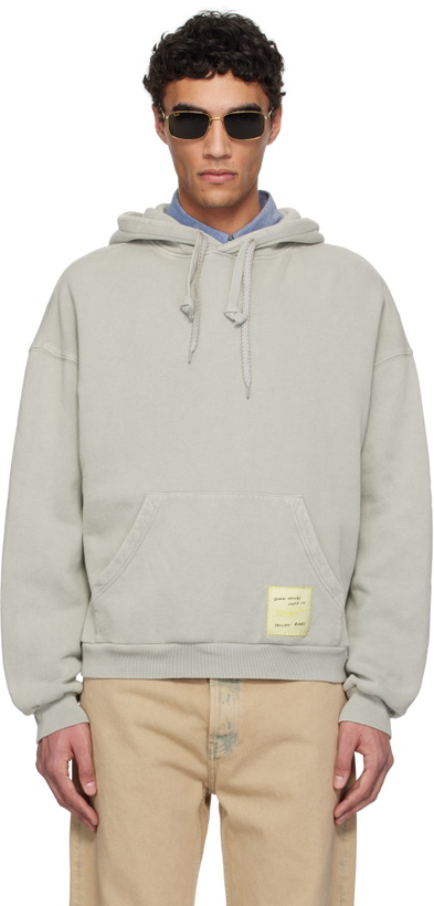 Photo: Axel Arigato Taupe Patch Washed Hoodie