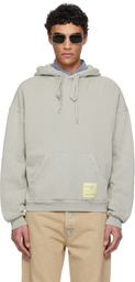 Axel Arigato Taupe Patch Washed Hoodie