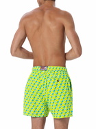 MC2 Saint Barth Man Lightweight Fabric Swim-shorts Lighting Micro Fantasy With Padel Print