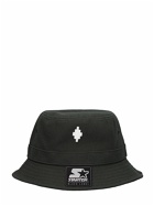 MARCELO BURLON COUNTY OF MILAN - Cross Logo Embroidery Cotton Bucket Hat