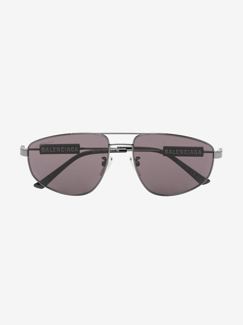 Balenciaga Eyewear Black Aviator-Style Sunglasses
