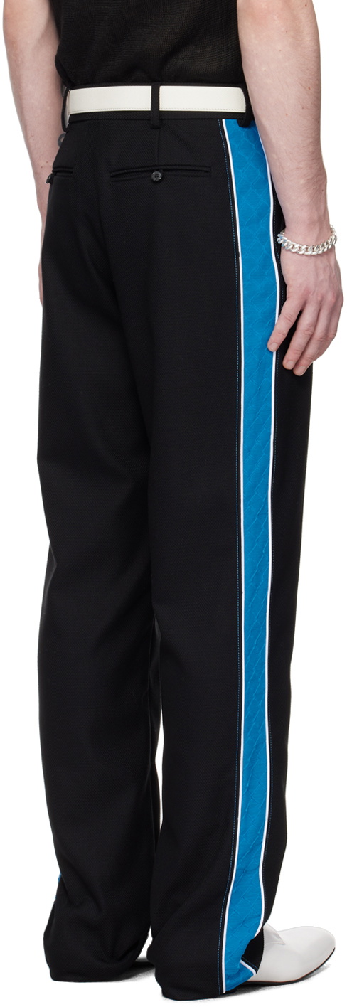 Ahluwalia Black Stripe Trousers