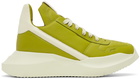 Rick Owens Green Geth Sneakers