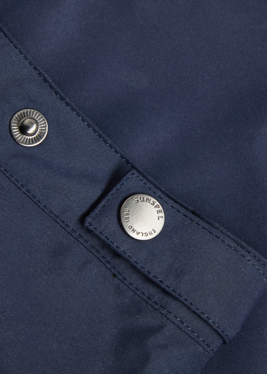 Sunspel Brushed-shell Swim Shorts Navy