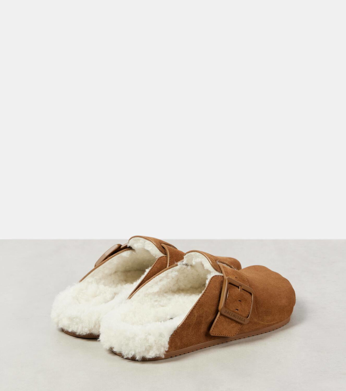 Balenciaga Sunday Suede Cold Sandals Taupe EU 42 Unisex New Balenciaga arrivals ?️ The Sunday Mule arrived in  main image 2