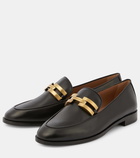 Aquazzura Brandi leather loafers