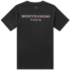 Wooyoungmi Men's Multi Colour Back Logo T-Shirt in Black