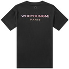 Wooyoungmi Men's Multi Colour Back Logo T-Shirt in Black