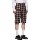 Burberry Navy Bermuda Flaps Shorts