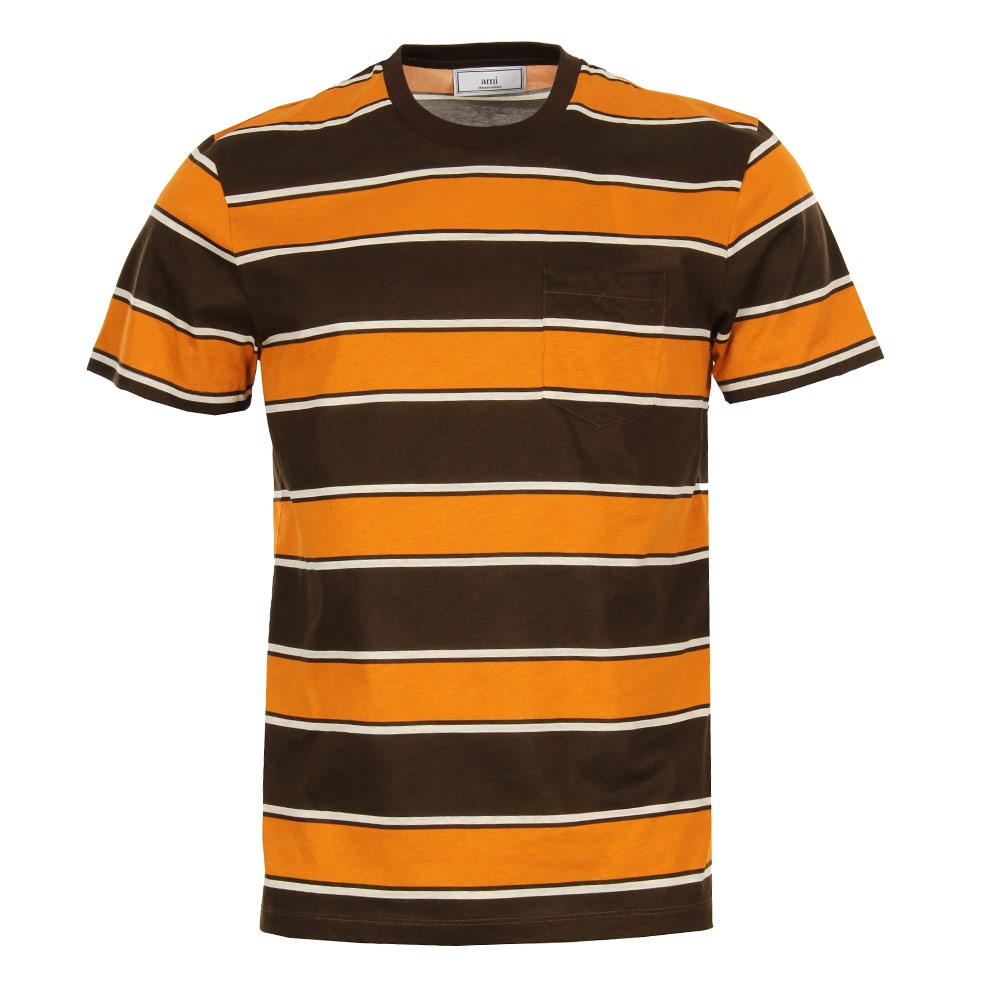 T Shirt - Brown / Orange