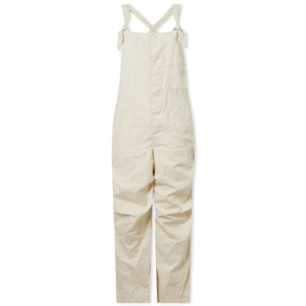 Snow Peak Women's TAKIBI Light Ripstop Overall in Ivory Snow Peak