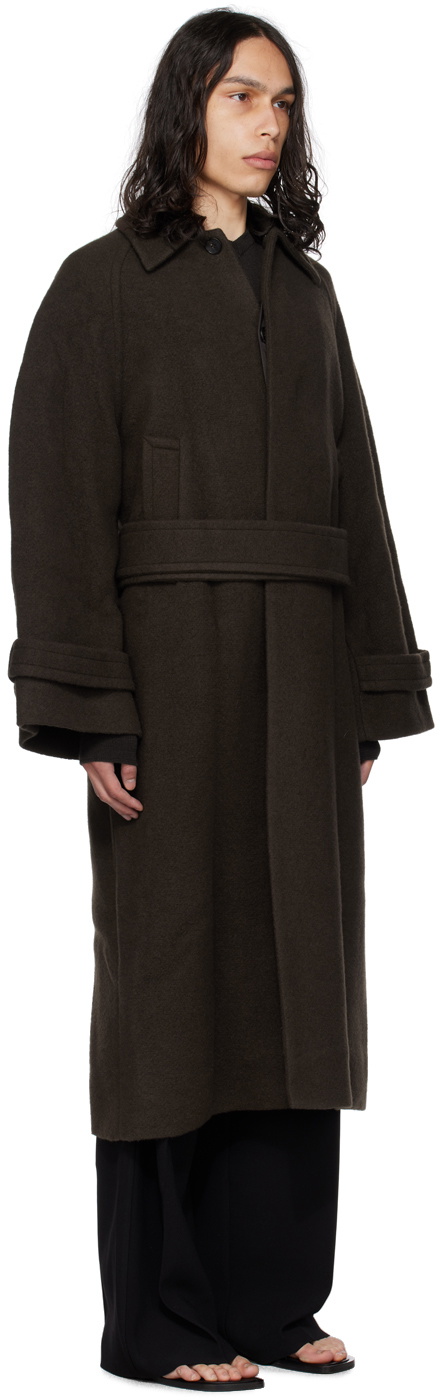 Birrot Brown Boiled Coat