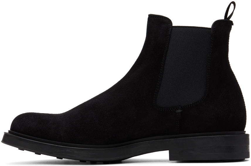 black chelsea boots